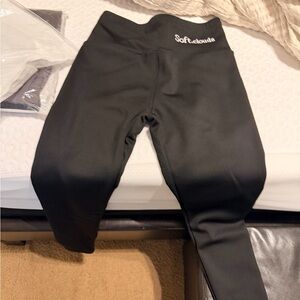 Black insulted  Leggings